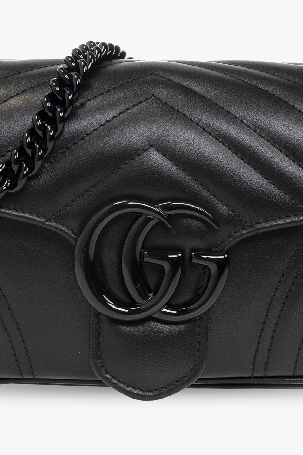 gucci Neutrals ‘GG Marmont 2.0’ quilted shoulder bag