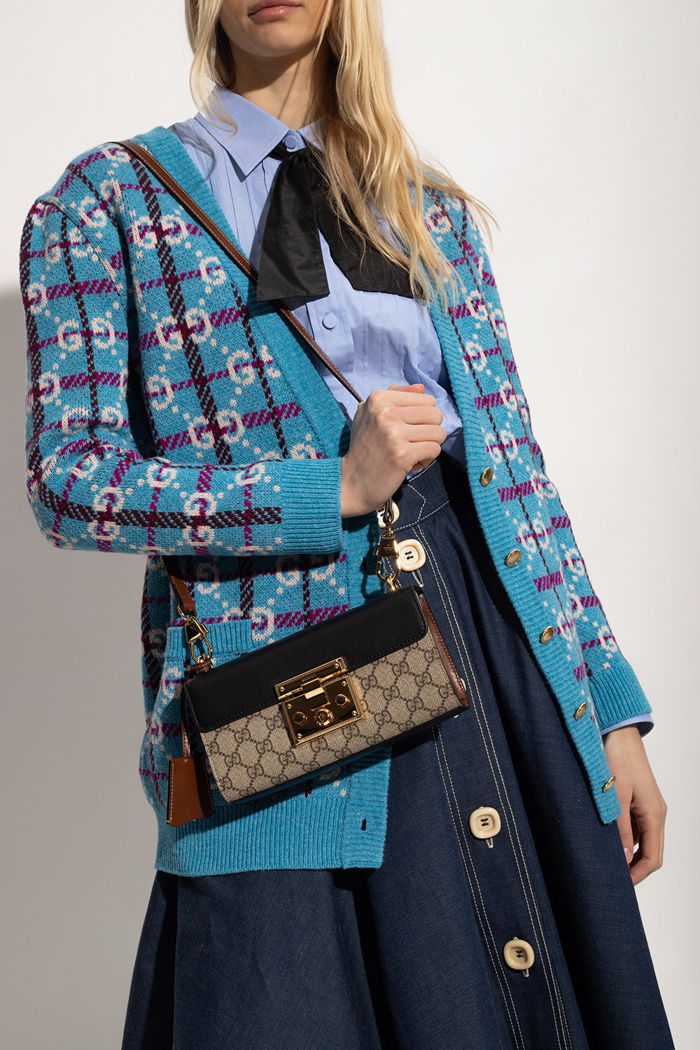 Gucci ‘Padlock Mini’ Shoulder Bag Women's Beige