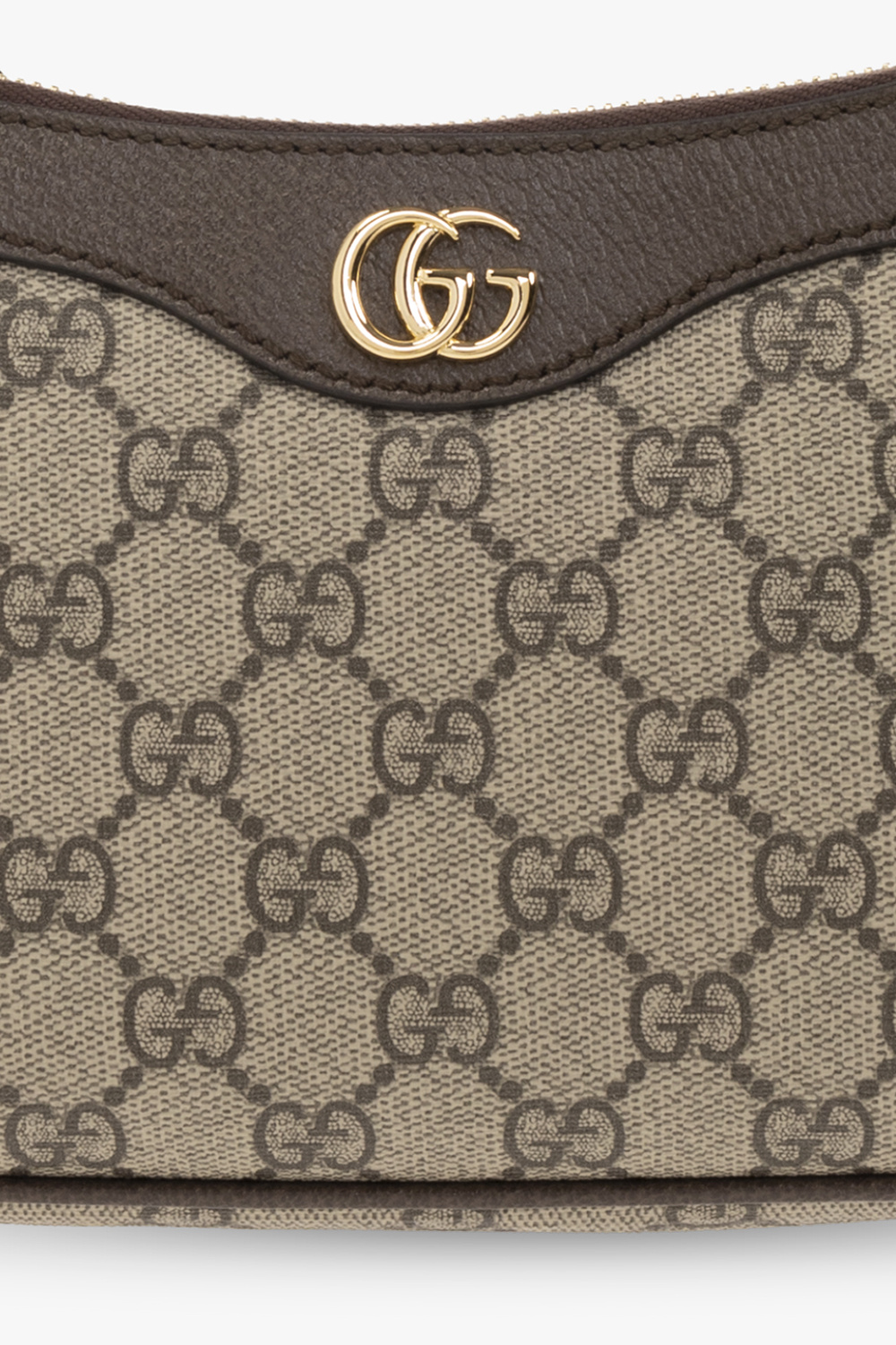 Gucci Ophidia Embellished Textured Leather-trimmed Printed Coated-canvas  Shoulder Bag in Natural