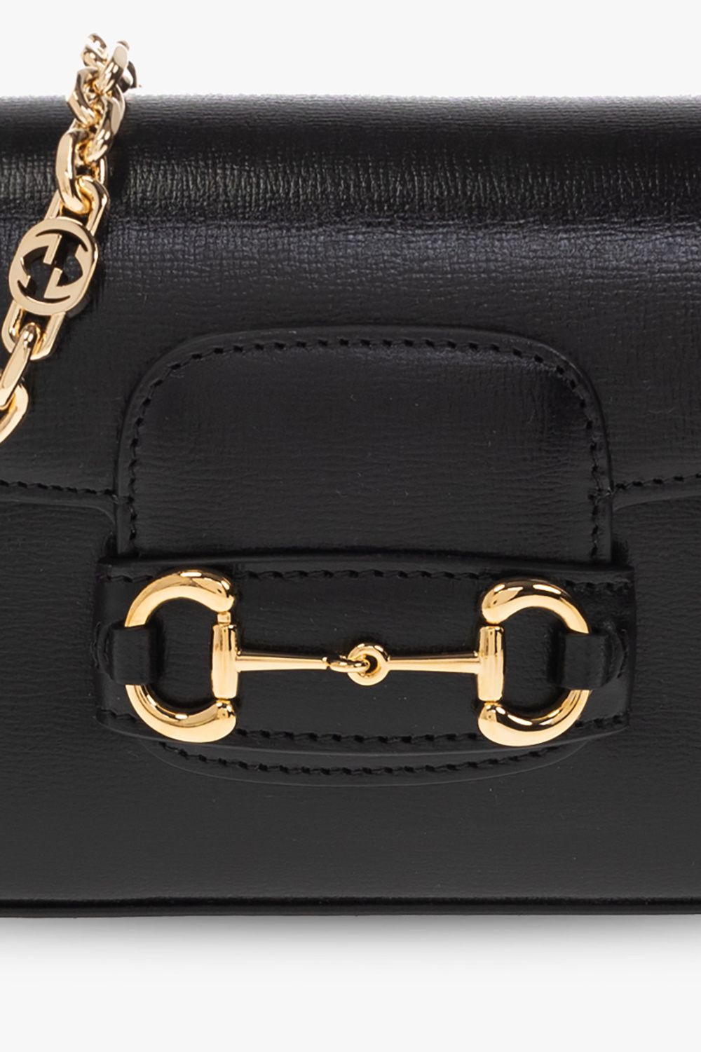 Gucci Horsebit Chain small shoulder bag in grey leather