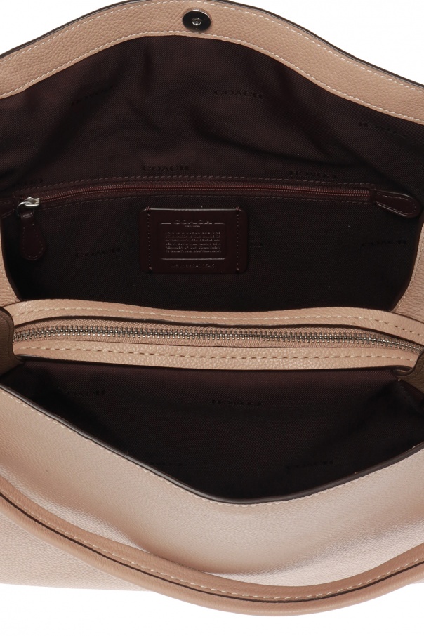 COACH Whiskey Turnlock Legacy Vachetta Leather Shoulder Bag E2994