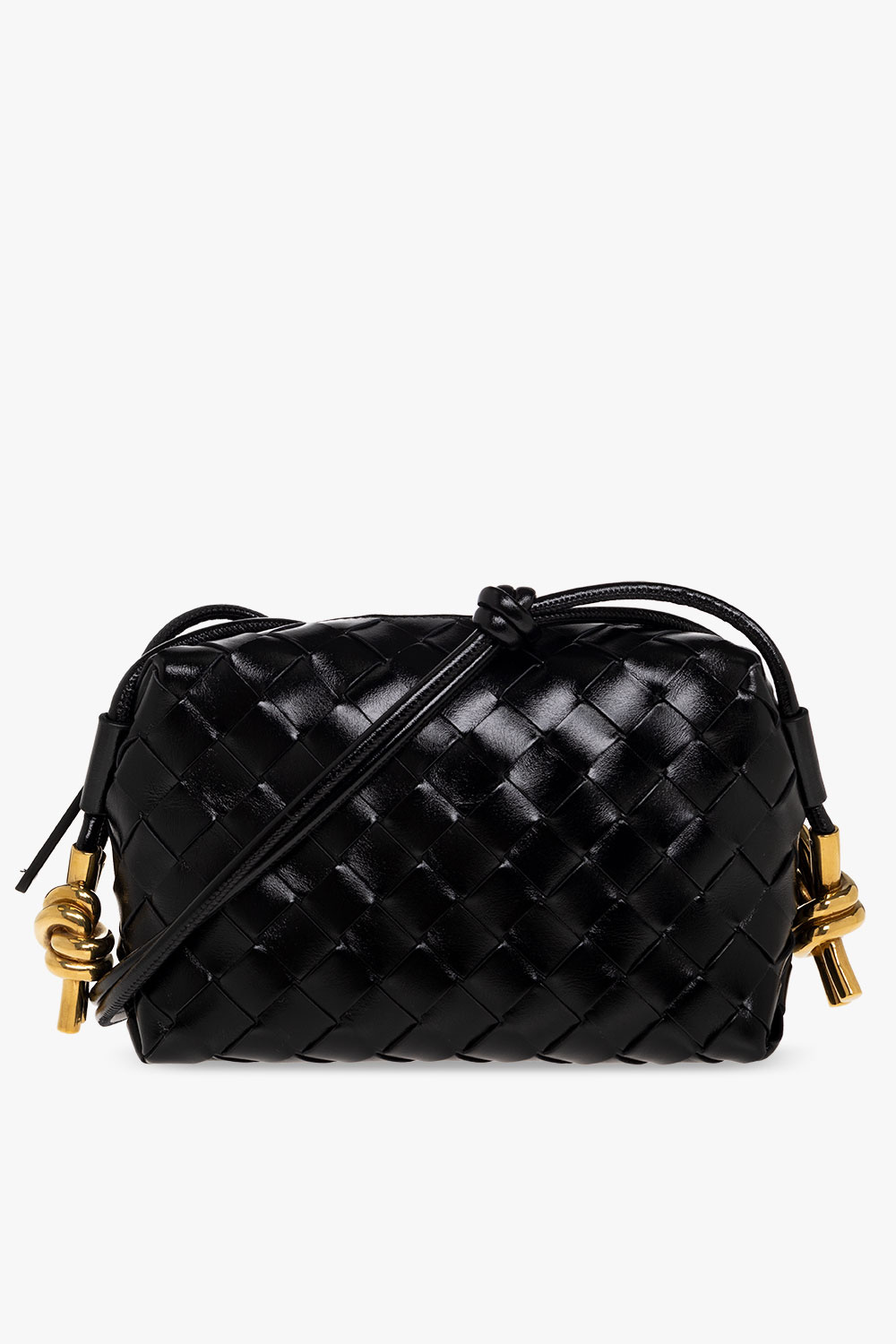 Bottega Veneta ‘Loop Mini’ glossy shoulder bag