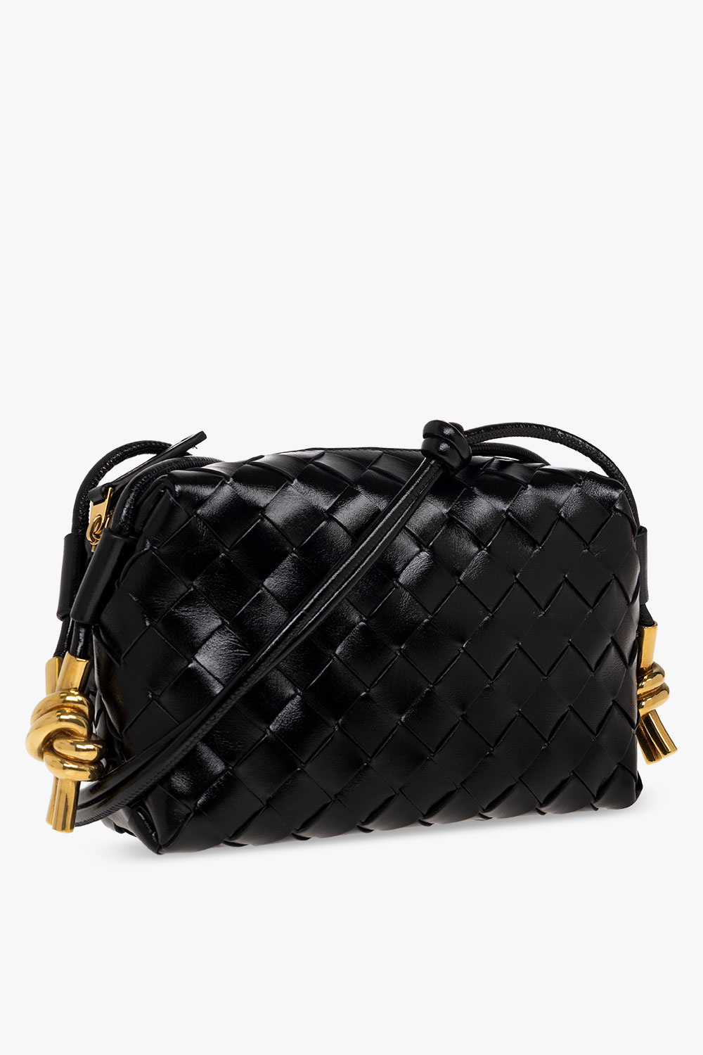 Bottega Veneta ‘Loop Mini’ glossy shoulder bag