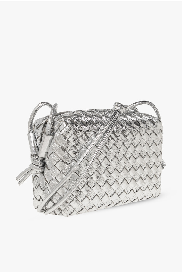 Silver 'Loop Mini' shoulder bag Bottega Veneta - De-iceShops Peru - bottega  veneta lightweight cube necklace item