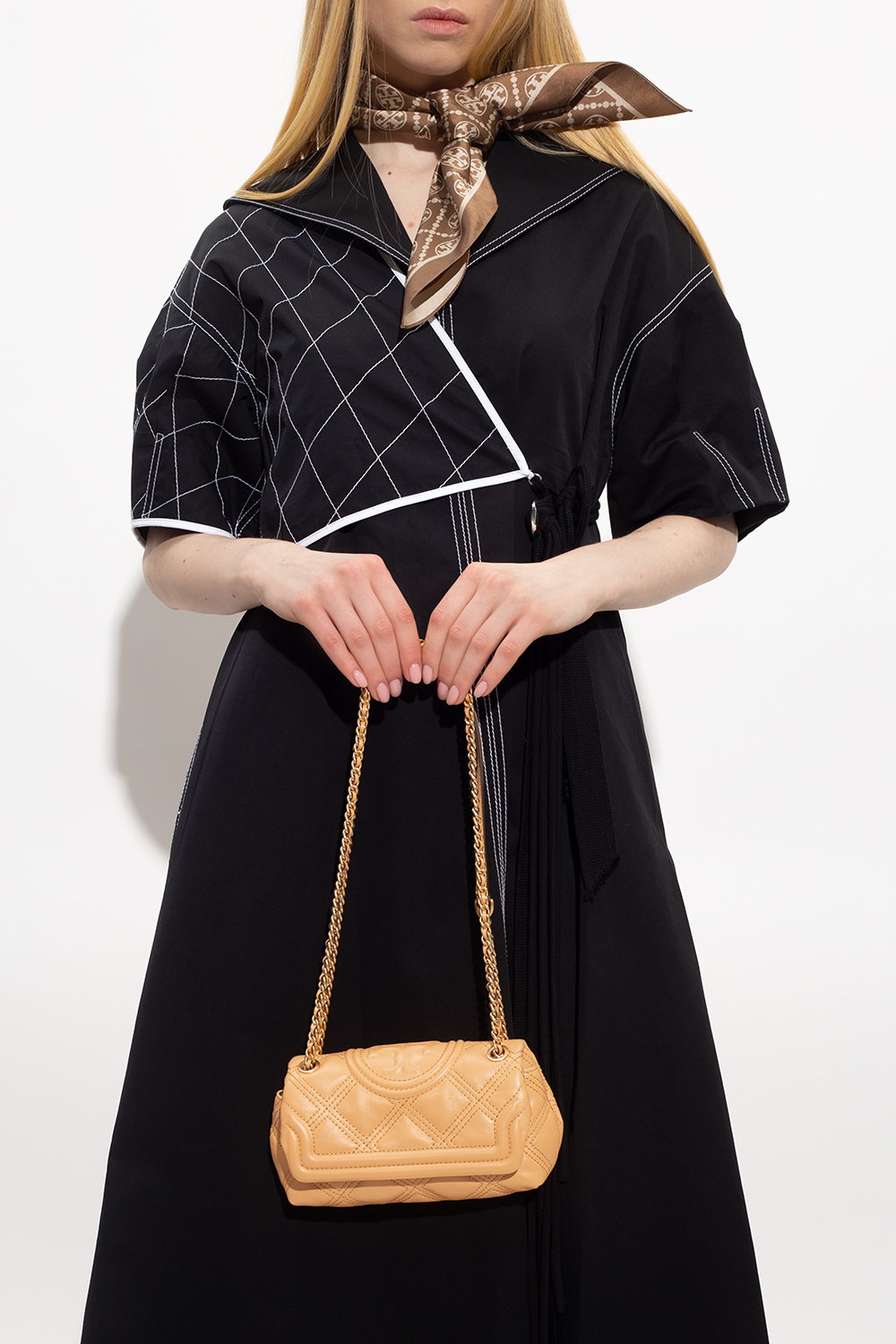 Tory Burch T Monogram Jacquard Mini Pochette, Women's Fashion