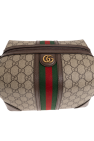 Gucci beige Wash bag with monogram