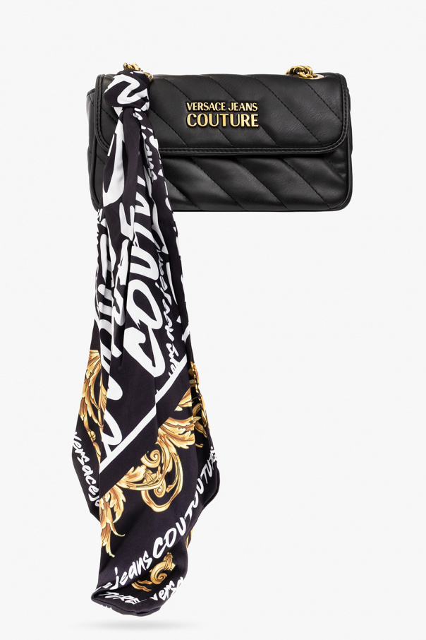 Versace Jeans Couture logo-engraved crossbody bag