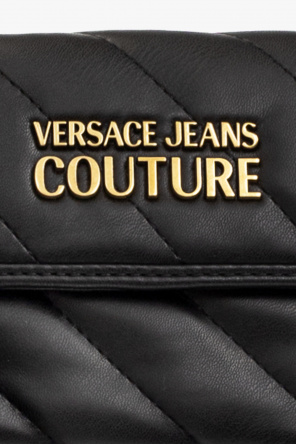Versace Jeans Couture logo-engraved crossbody bag