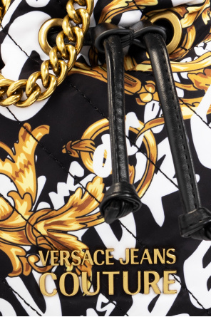 Versace jeans cos Couture Quilted bucket shoulder bag