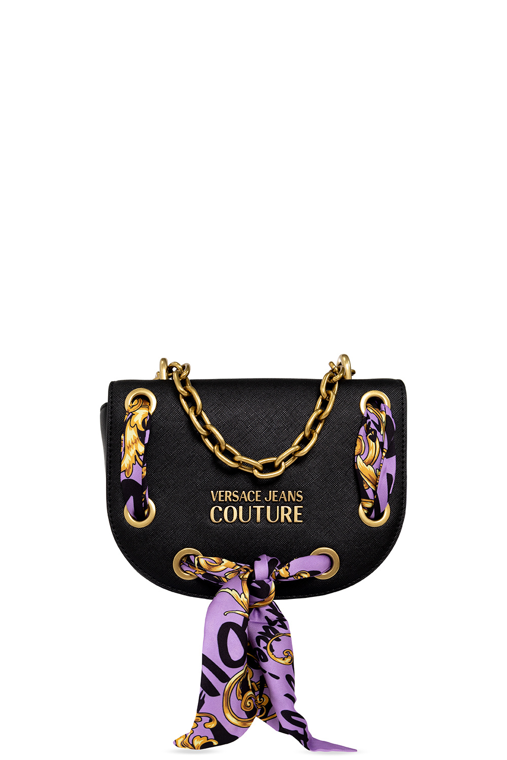 Versace ruffle jeans Couture Shoulder bag with logo