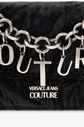 Versace Jeans Couture Velvet shoulder bag