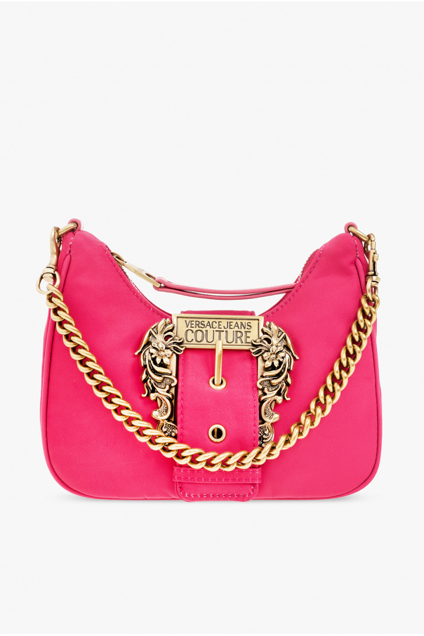 Versace Jeans Couture Shoulder bag with Baroque buckle