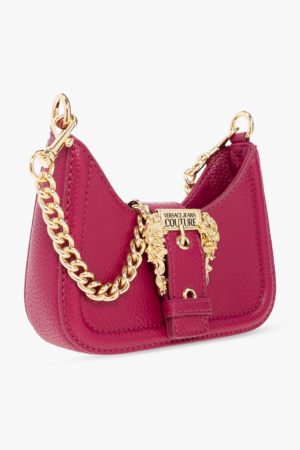 VERSACE handbag + shoulder strap 73VA4BF2 pink versace print