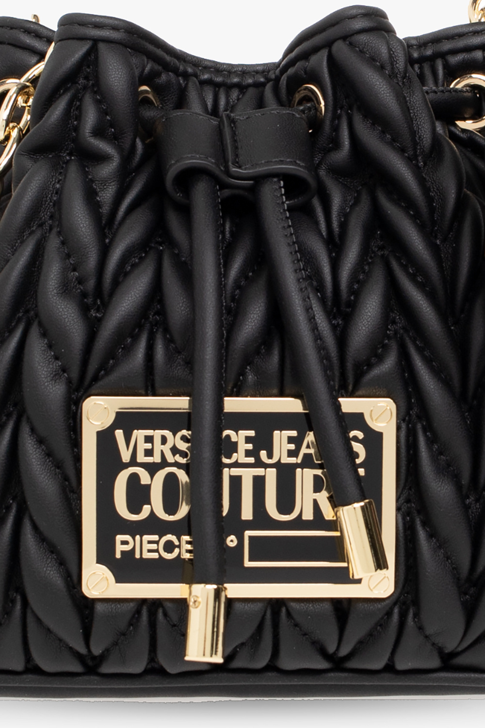Bottega Veneta Black Calfskin Leather The Pouch Clutch Bag
