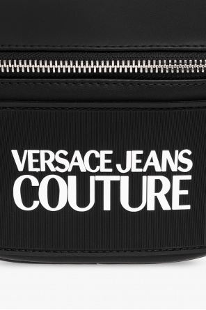 Versace Jeans Couture Skater Dress Scoop Neck Short Sleeve tie Up