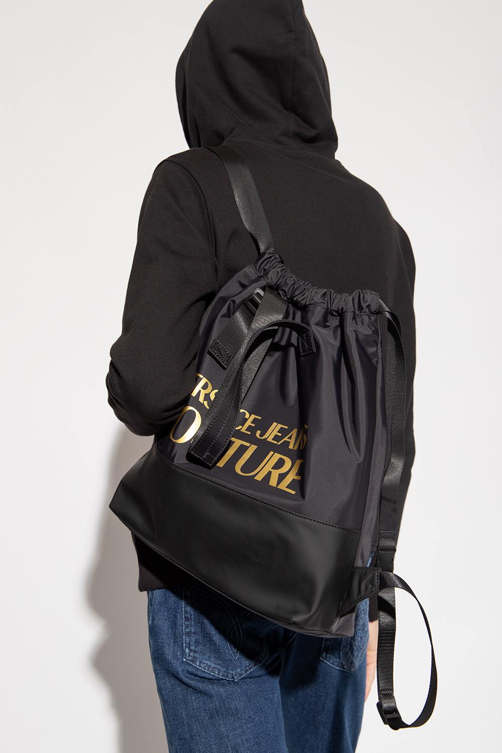 Versace Cuff jeans Couture Shopper bag