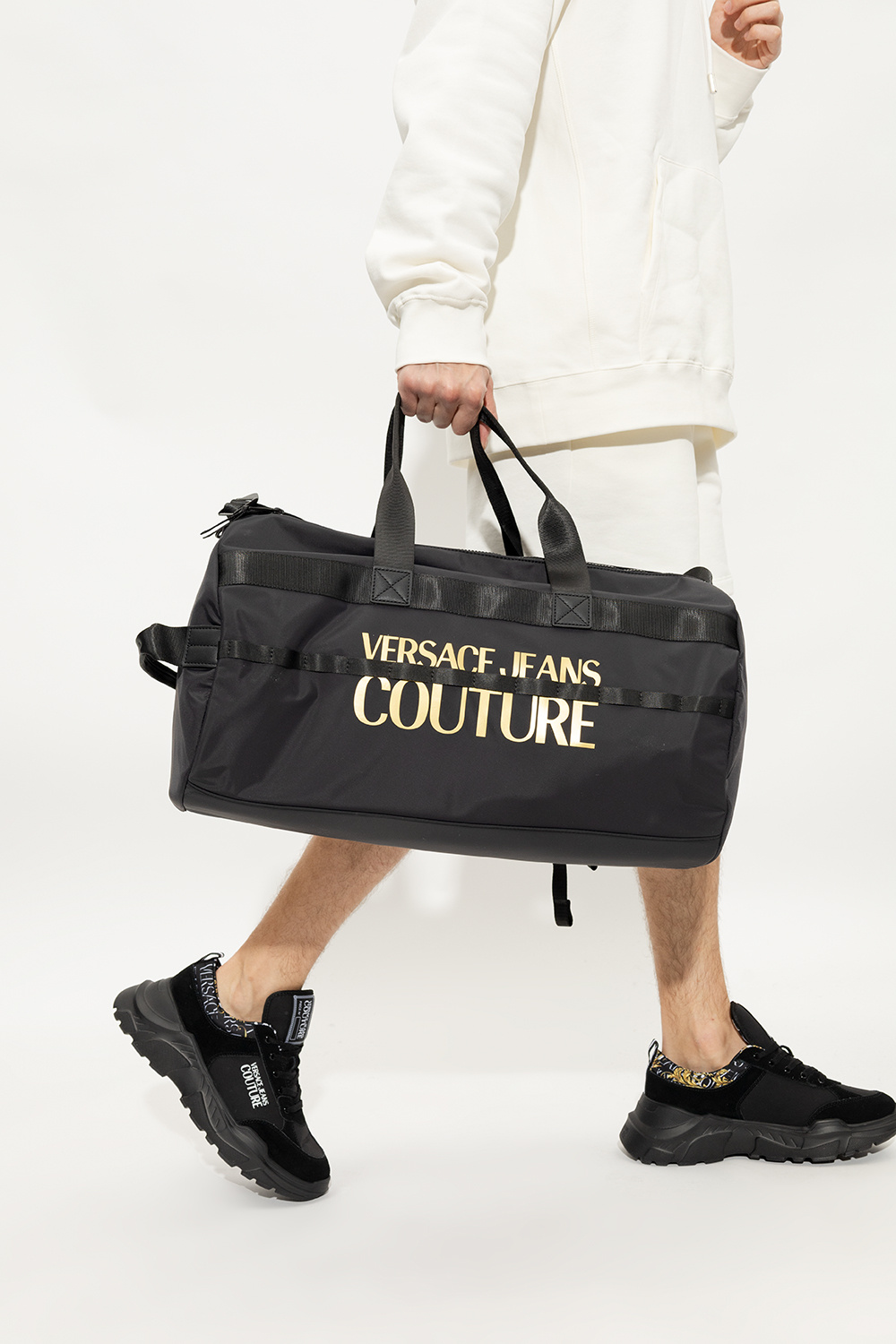 Versace Jeans Couture black bag with logo