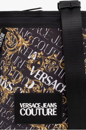 Versace Jeans Couture Flutter Sleeve Interlock Jersey Dress