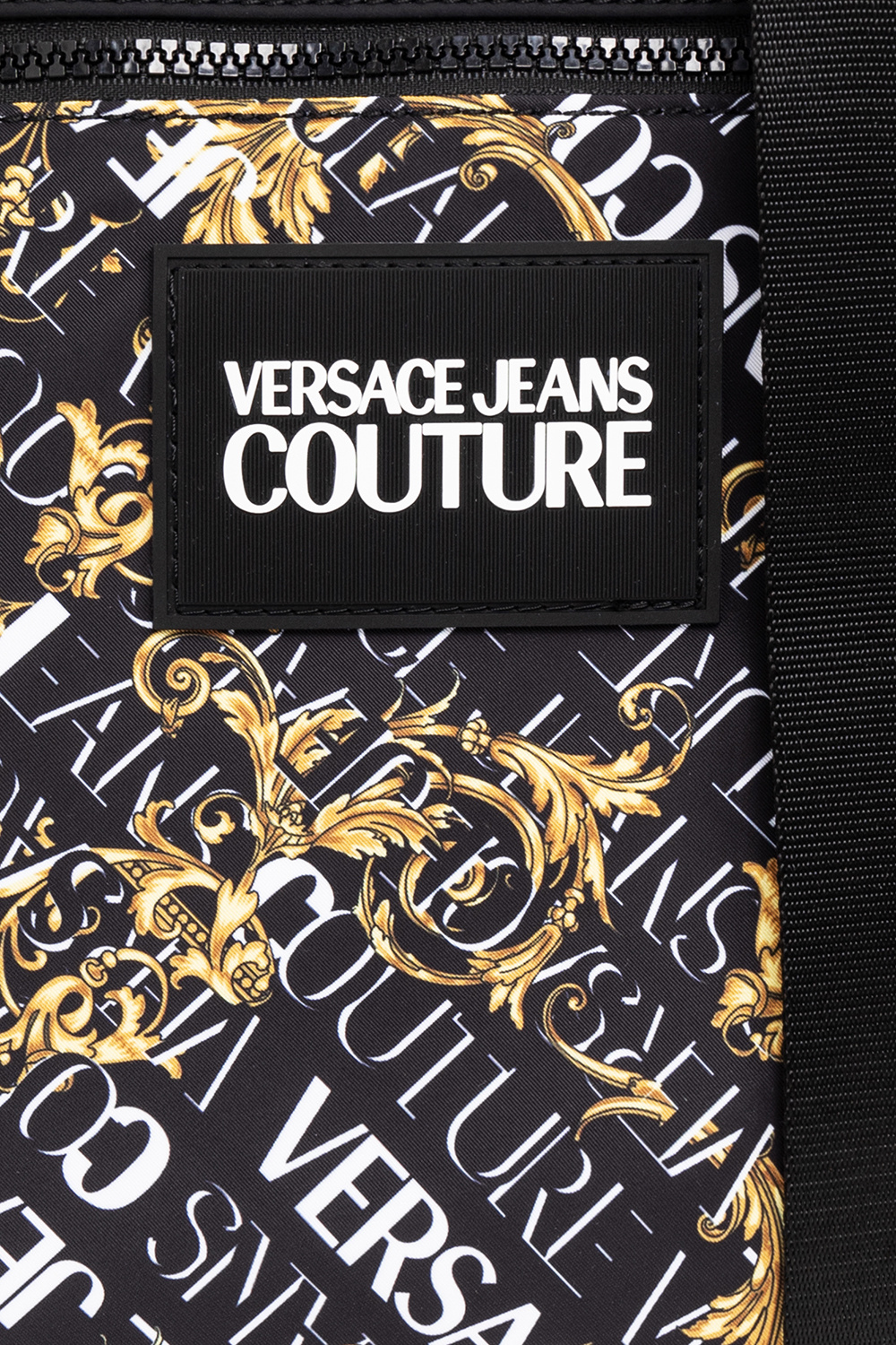 Versace Jeans Couture Womens Black Leather Dress