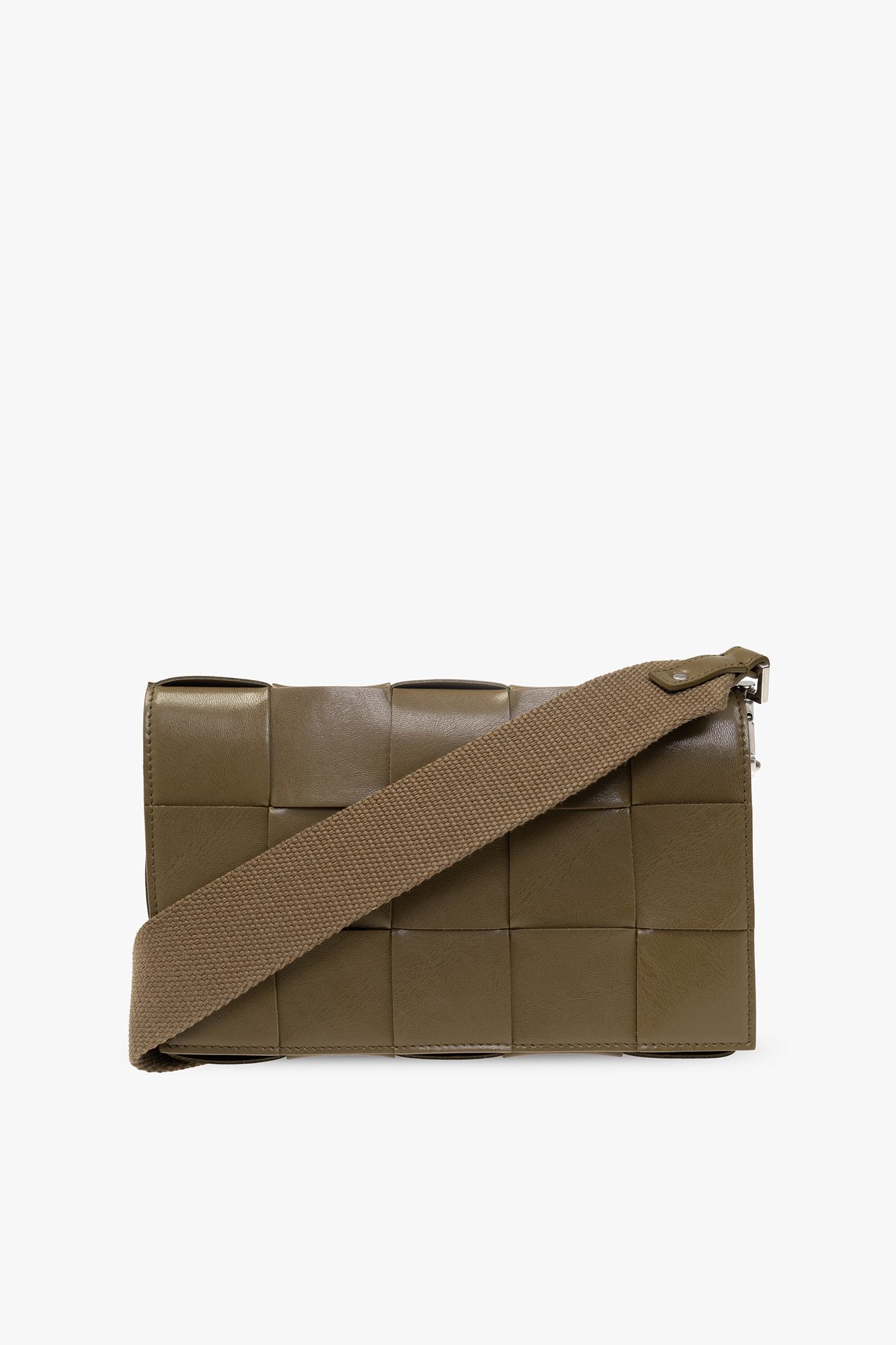 Bottega Veneta Men's Medium Cassette Bicolor Leather Crossbody Bag