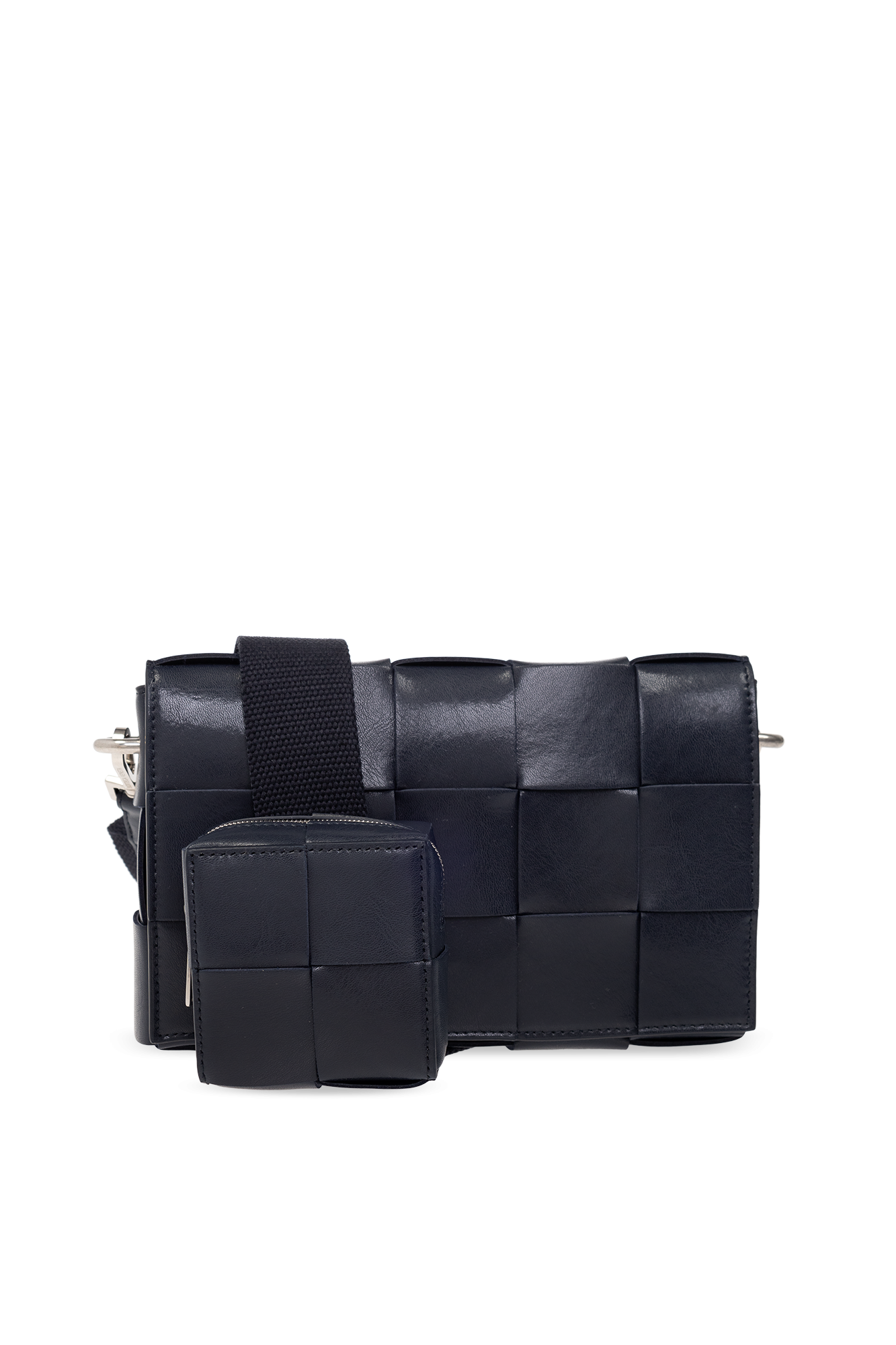 Navy blue 'Cassette' shoulder bag Bottega Veneta - Vitkac GB