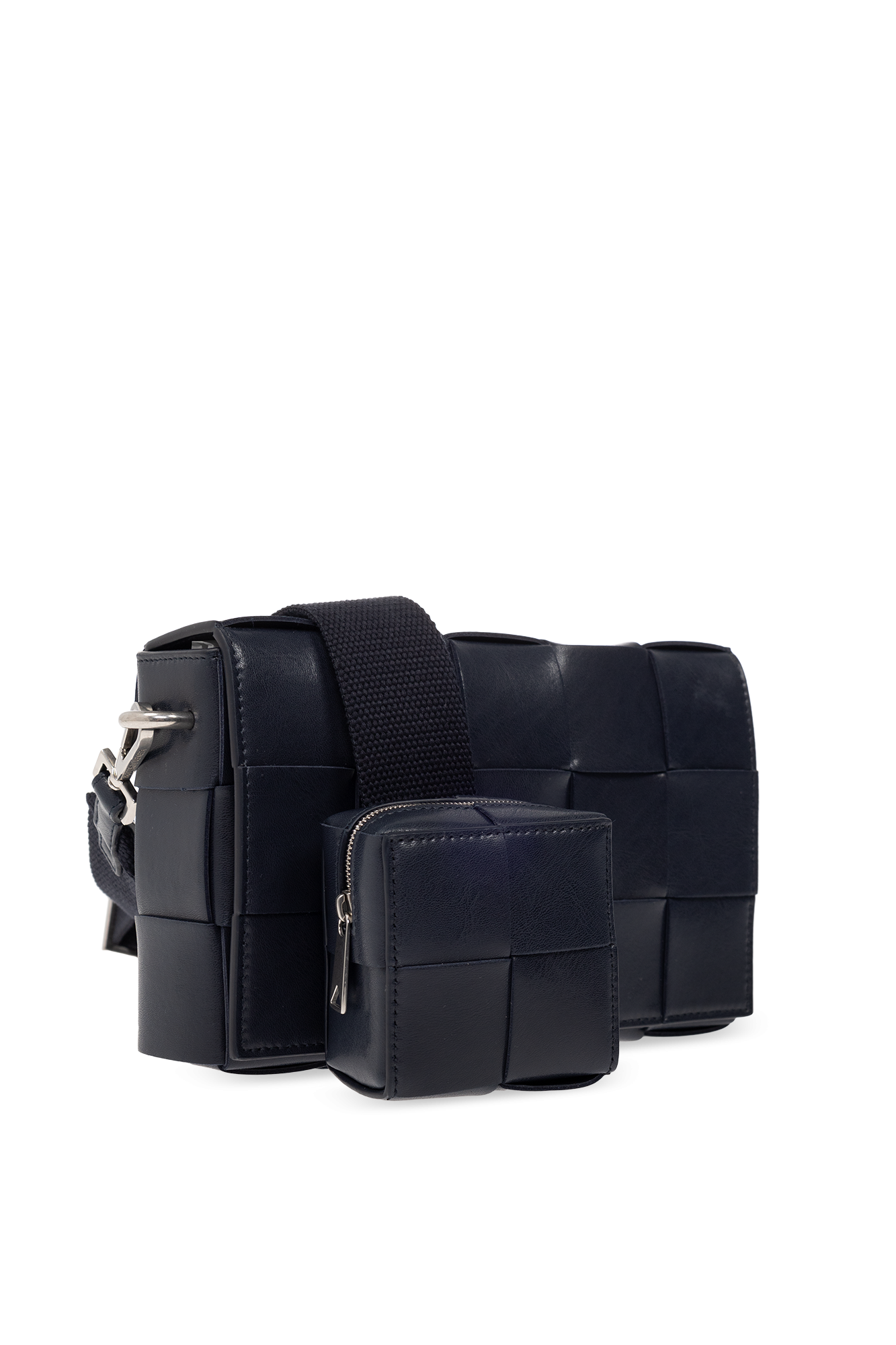 Bottega Veneta ‘Cassette’ Shoulder Bag Men's Navy Blue | Vitkac