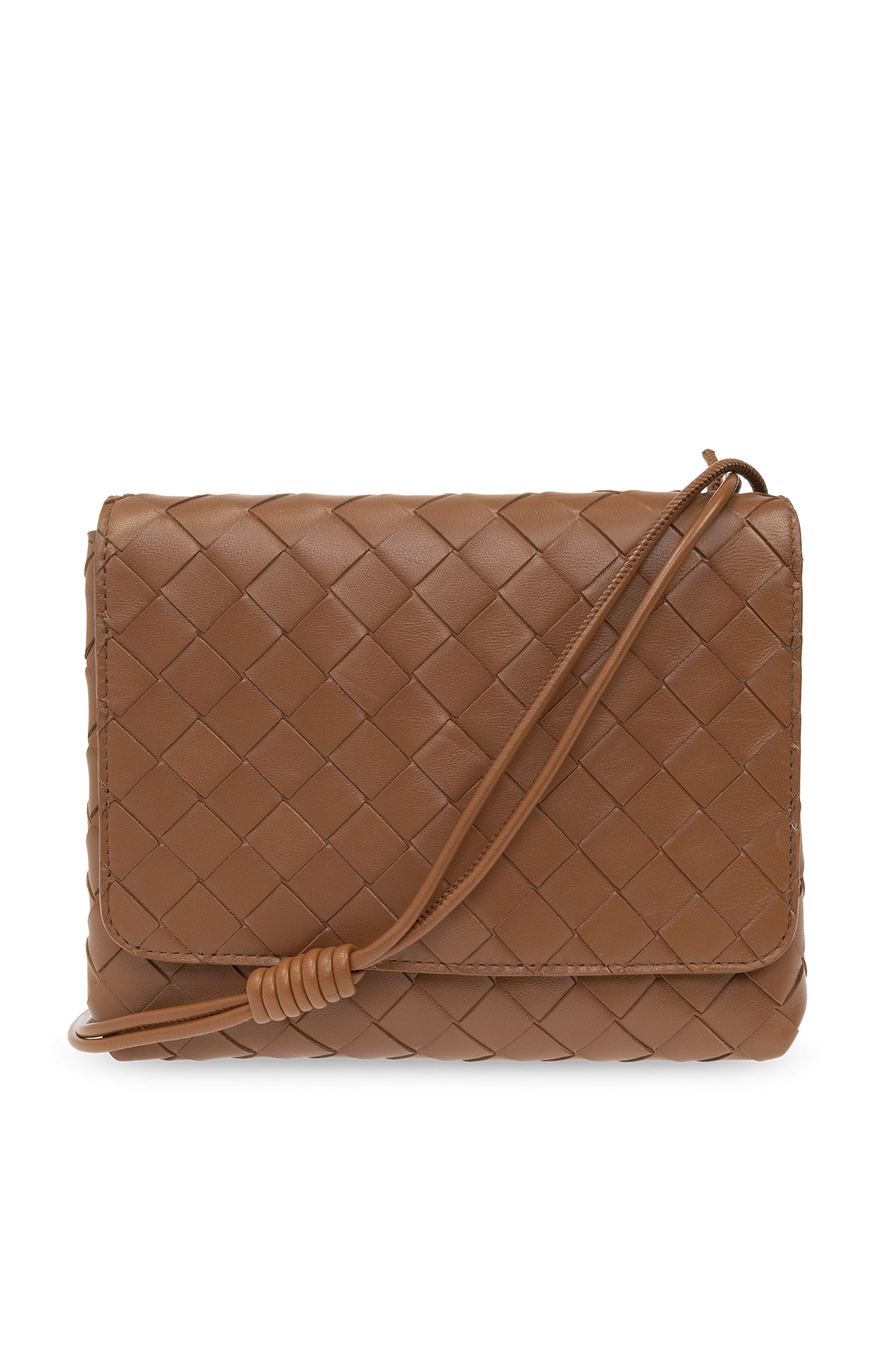 Bottega Veneta Crossbody Mini Intrecciato Leather Shoulder Bag