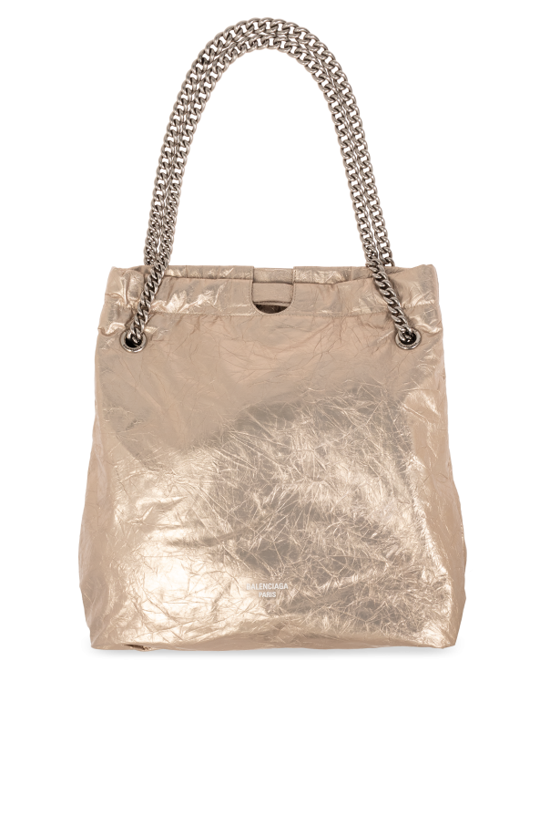 ‘crush m’ shoulder bag wash od Balenciaga