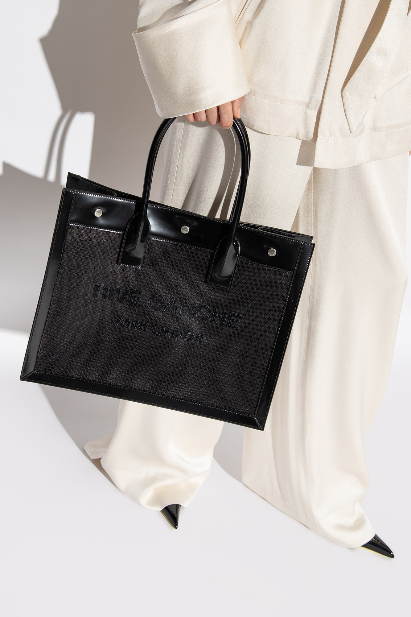 Black 'Rive Gauche Small' shopper bag Saint Laurent - Vitkac HK