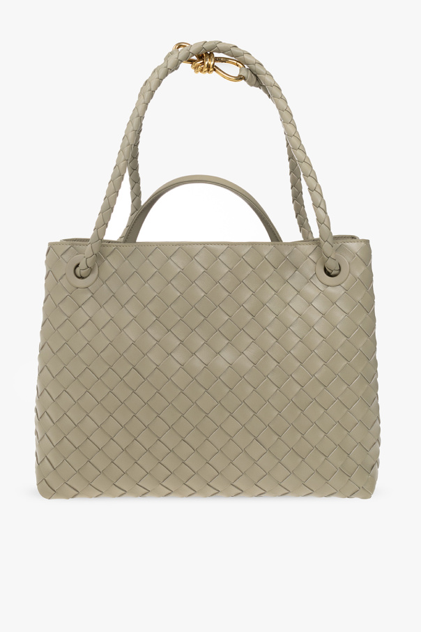 Bottega Veneta Andiamo Small Intreccio Top-Handle Bag