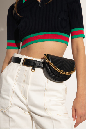Gucci ‘GG Marmont’ double pouch belt bag
