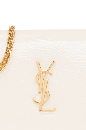 Saint Laurent ‘Cassandre’ wallet with chain