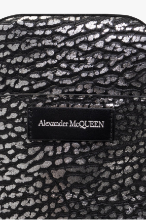 Alexander McQueen Alexander McQueen zip-up leather tote bag Blue