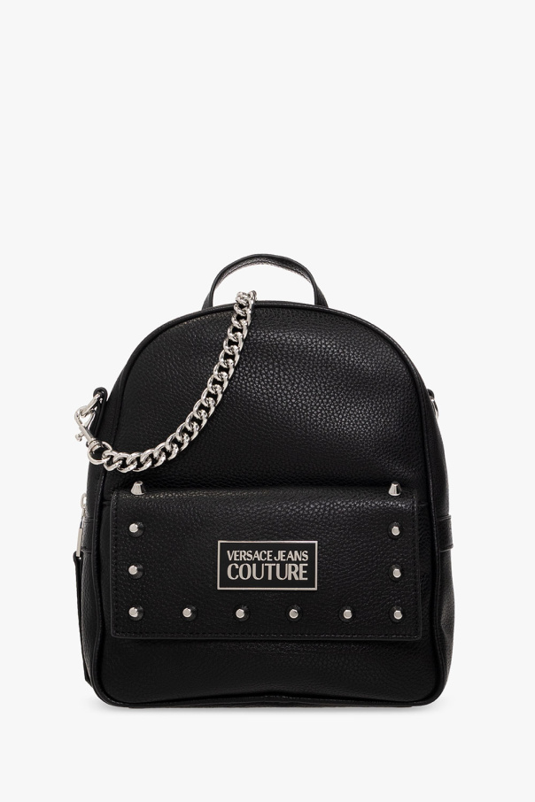 Versace Big jeans Couture Backpack with logo