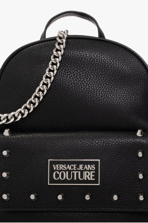 Versace Convertible Jeans Couture Plecak z logo