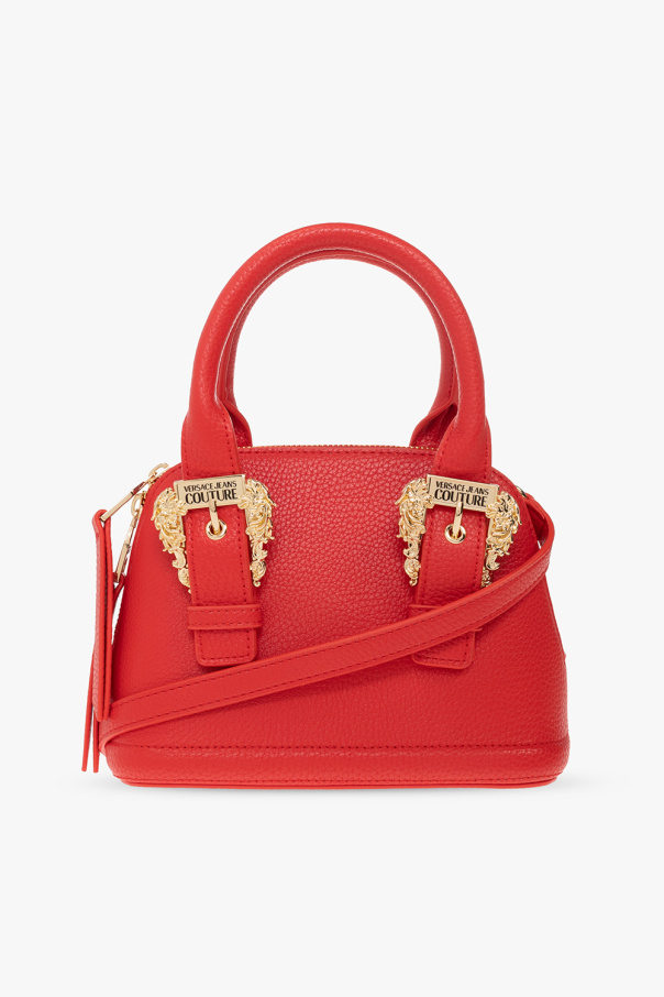 Versace Jeans Couture Tote has a magnetic snap closure