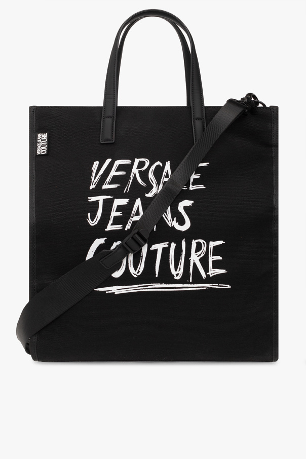 Versace polka Jeans Couture Torba typu ‘shopper’ z logo
