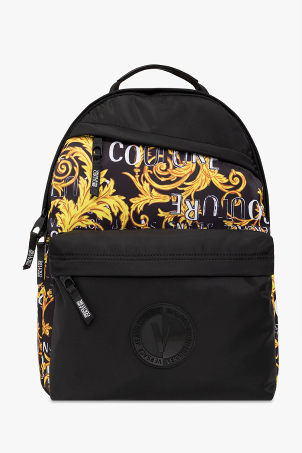 Versace maxi Jeans Couture Backpack with logo