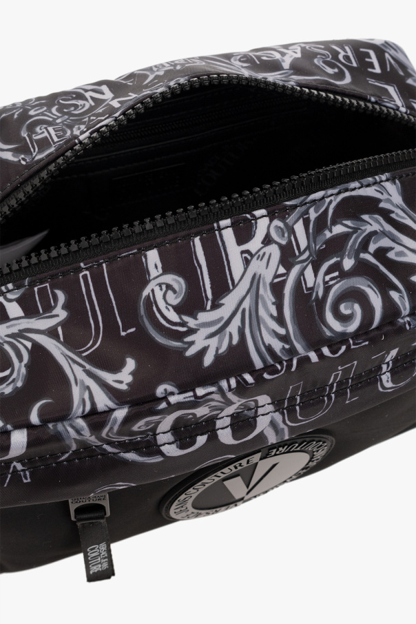 Versace Jeans Couture Wzorzysta torba do ręki