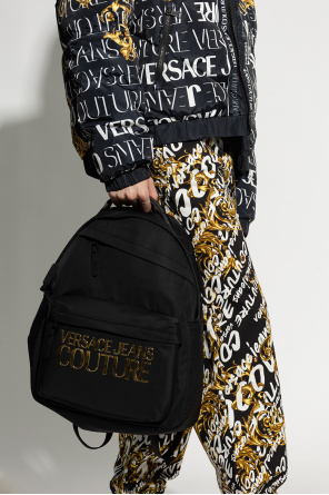 Backpack with logo od Versace Jeans Couture