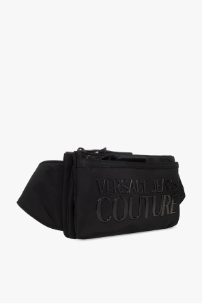 Versace Jeans Couture AX Paris Plus Lce keyhole bodycon dress in black