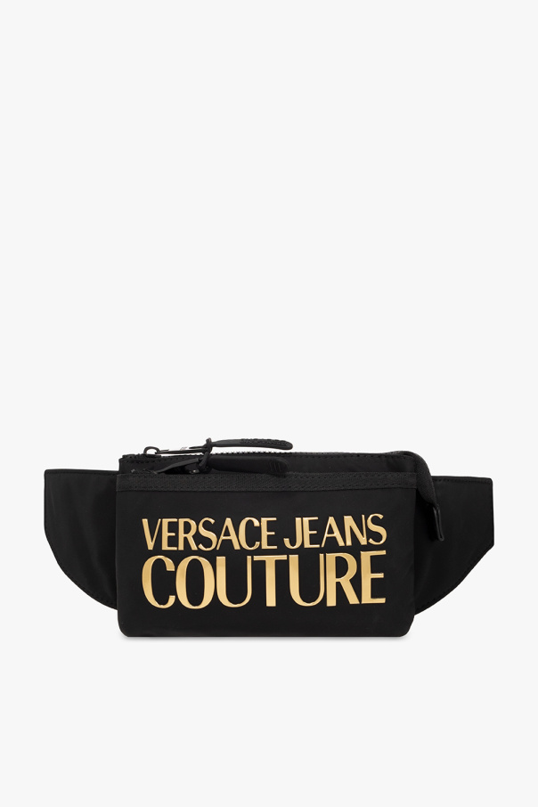 Versace Jeans Couture Shorts aus Lurex Blau