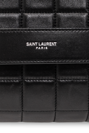 Saint Laurent Leather wash bag