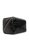 Saint Laurent BLACK Leather wash bag