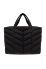 Saint Laurent BLACK ‘Puffer’ shopper bag