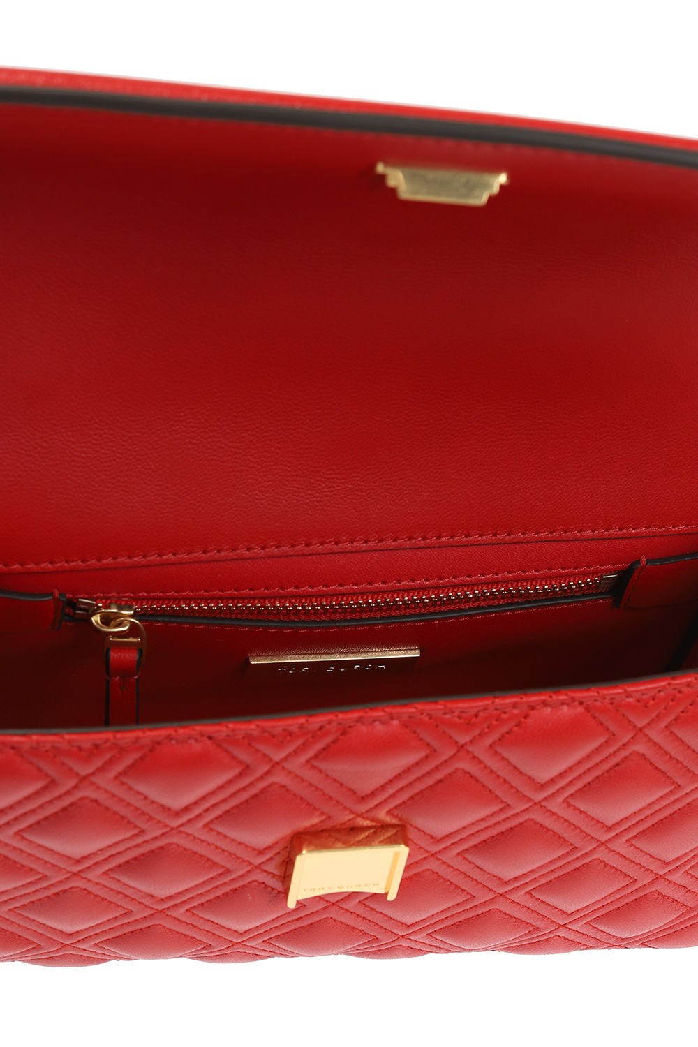 Tory Burch Fleming Small Shoulder Bag Red