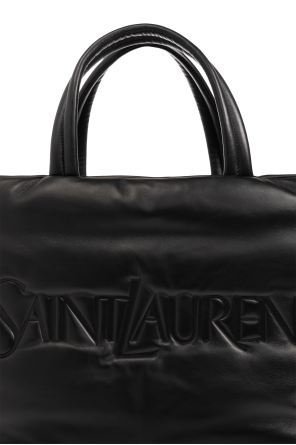 Saint Laurent Skórzana torba typu ‘shopper’