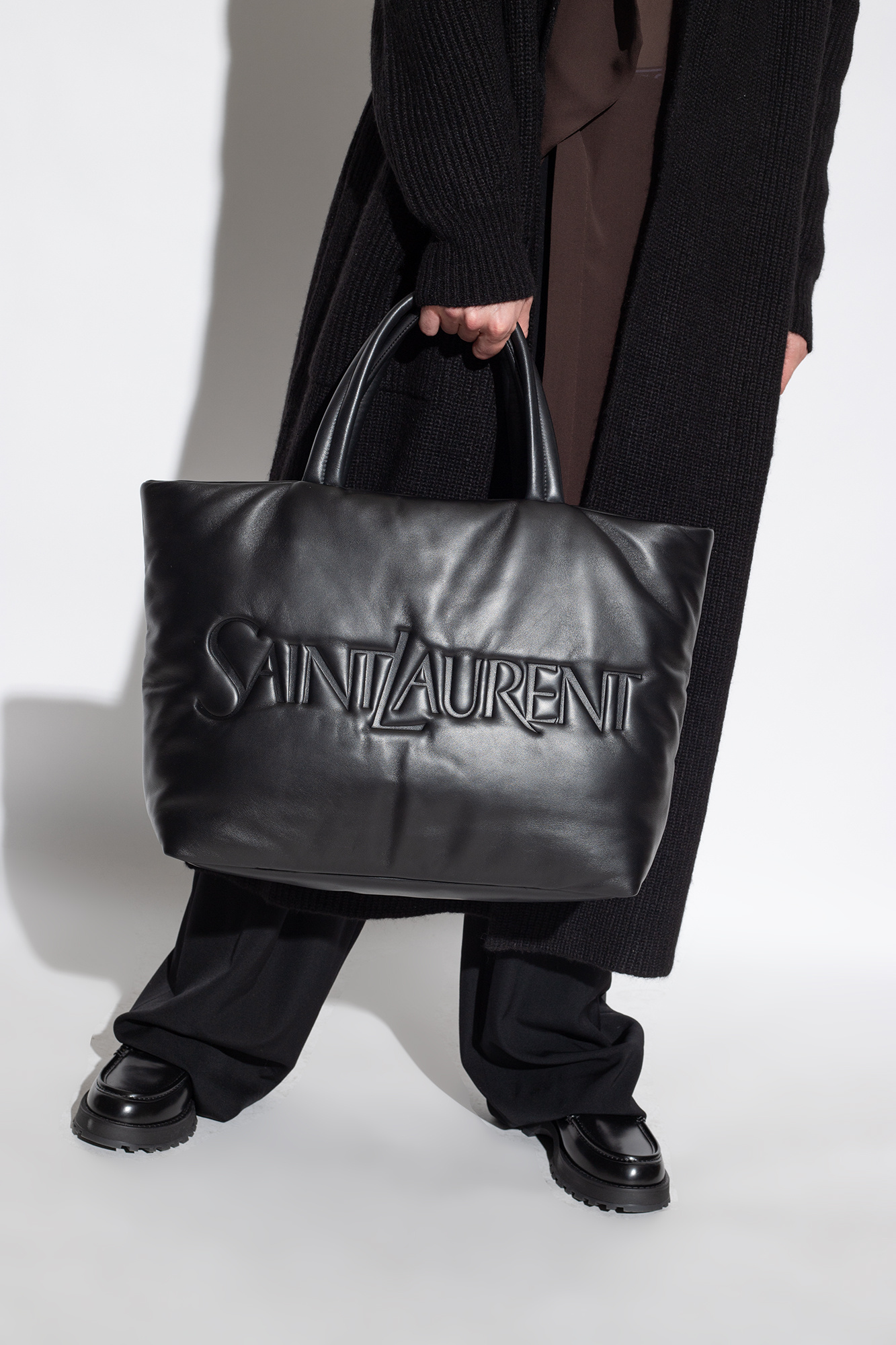 Saint Laurent Leather shopper bag