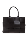 Bottega Veneta BLACK Bag Medium Arco type shopper
