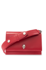 Alexander McQueen logo-print leather purse
